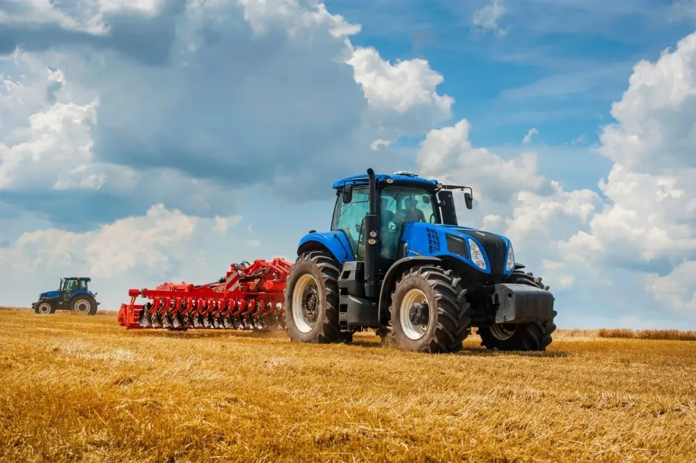 Banc de puissance agricole près de Joigny
